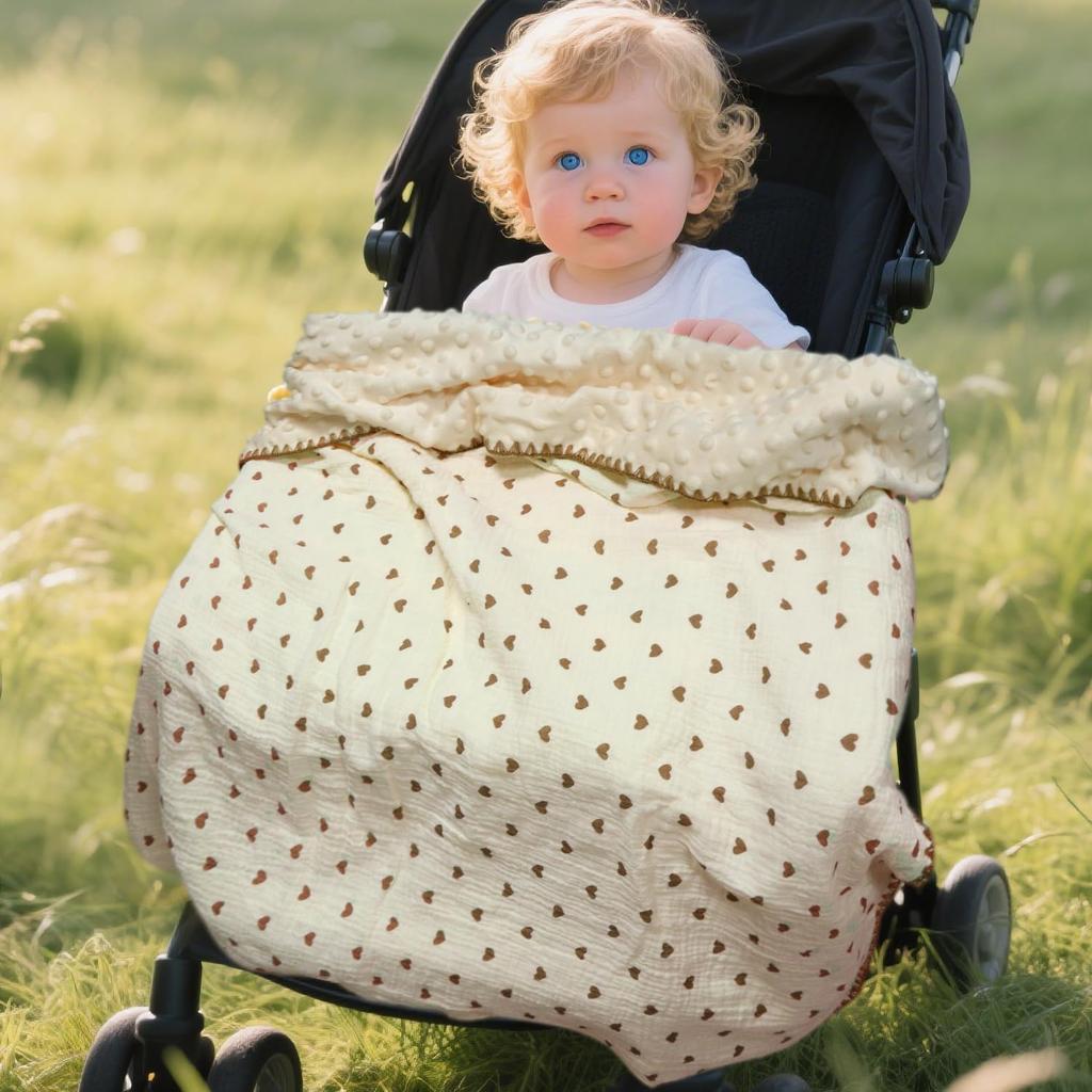 Cotton Flannel Baby Blankets Soft Muslim Newborn Swaddle Wrap Comfort Toddler Boys Girls Quilt Infant Sleepsack for Stroller Bed