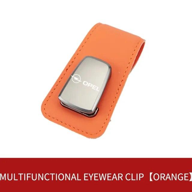 Car Sun Visor Glasses Holder Sunglasses Clip Card Ticket Holder Interior For Opel Insignia Astra J H G Corsa Zafira Accessories