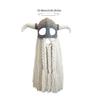 Novelty Devil Horn Beard Skull Hat Knitted Balaclava Beanies Caps for Theme Event