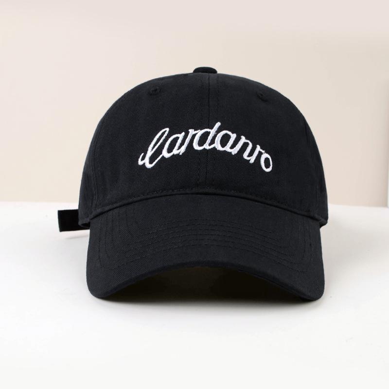 

Premium baseball cap big head circumference soft top enlarged and widened letter cap men s and women s versatile casual Adjustable чёрный