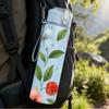 1PC Spring Wild Flower Pattern 750ml Color Plastic Sports Water Bottle Leakproof Flip Straw Lid Suitable for Sports Office Home Use