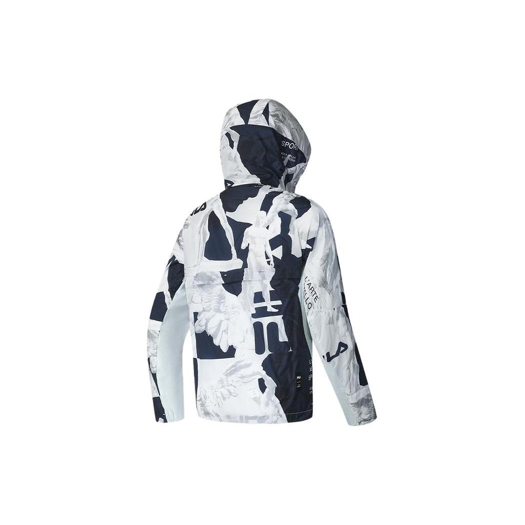 New FILA Fitness Series Jackets Coats Men's All Over Print A11M421706F-ZA