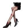 Special Big Lip Flocking Stockings 5D Black Silk Thin Anti-hook Stockings of the Same Style