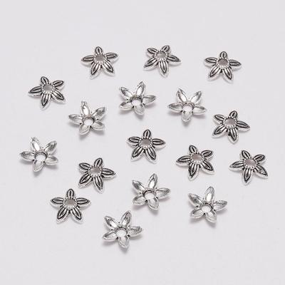 Antique Flower Loose Sparer Apart End Bead Caps For DIY Jewelry Making Findings