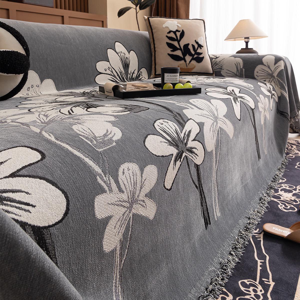 

Элегантный шениловый чехол на диван против царапин - Защита круглый год 180*230cm Single Piece