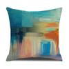 Abstract Color Pillowcase 45x45cm Retro Graffiti Print Cushion Cover Sofa Chair Polyester  Modern Room Home Decoration