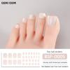 Popular Style New 3D Waterproof Nail Sticker Plastic UV Free Nail Wraps Toe Wraps