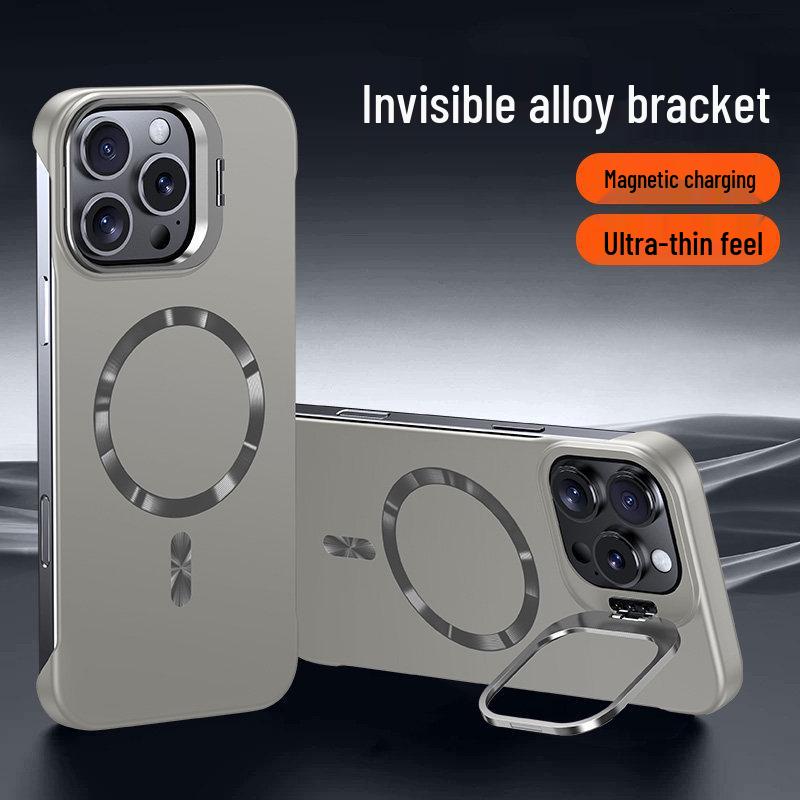 

Apple iPhone 14 Pro Case - Ultra-thin Magnetic Metal Paint, Frosted, Heat Dissipation, Borderless Design iPhone 13