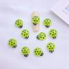 50 Stück Neue Süße Harz 8*10mm Mini Siebenstern Marienkäfer Serie Flache Rückseite Maniküre Teile Verzierungen Für Haarspangen Accessoires