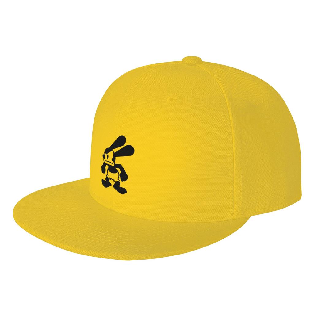 Fashion Angry Oswald Flat Brim Sun Hat  Running Caps For Women
