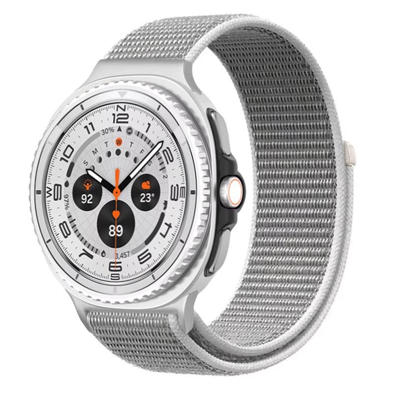 Official Nylon Loop Strap For Samsung Galaxy Watch 8 40mm 44mm Metal Connecting Bracelet Galaxy Watch 8 Classic 46mm Wristband