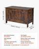 Kids Storage Bench, Wooden Toy Box Chest, Large Storage Cabinet with Safety Hinge, Toddlers Retro Storage Bench for Playroom, Living Room or Entryway,
