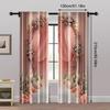 2pcs, Curtains&Drapes 2D Print Romantic Gentle Style Fabric (without Rod) Decorations For Home Use for Living Room, Bedroom,