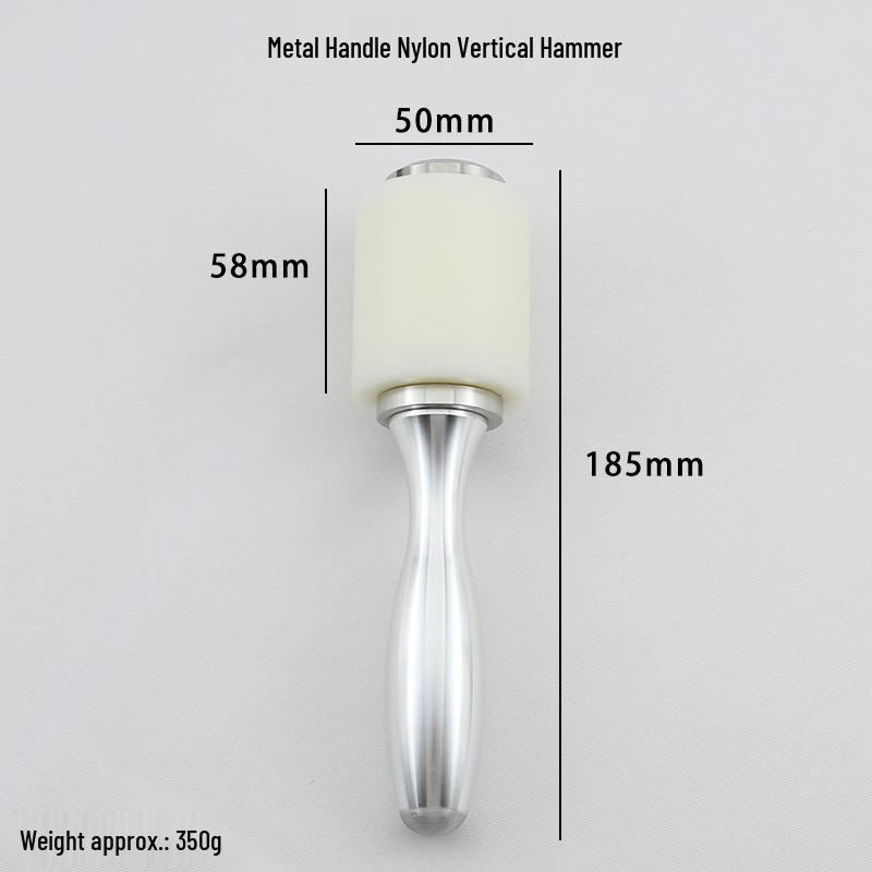 Nylon Leather Carving Hammer for Handcrafting with Awl/Stamping Tool