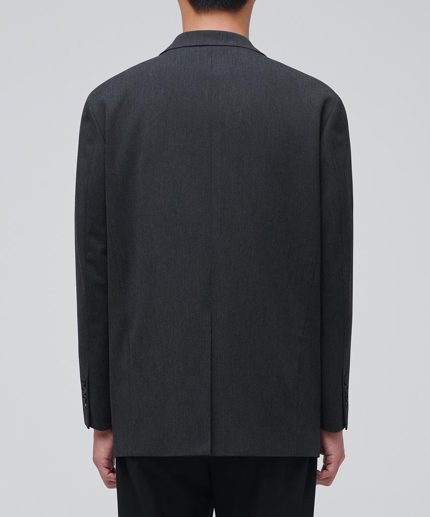 Musinsa Standard Oversized 3-Button Blazer [Charcoal Grey]