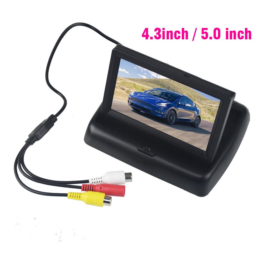 4.3'' Car LCD TFT / 5.0 Color Monitor Screen For Car Reverse Rearview Camera Support NTSC/PAL Video system LCD Monitor