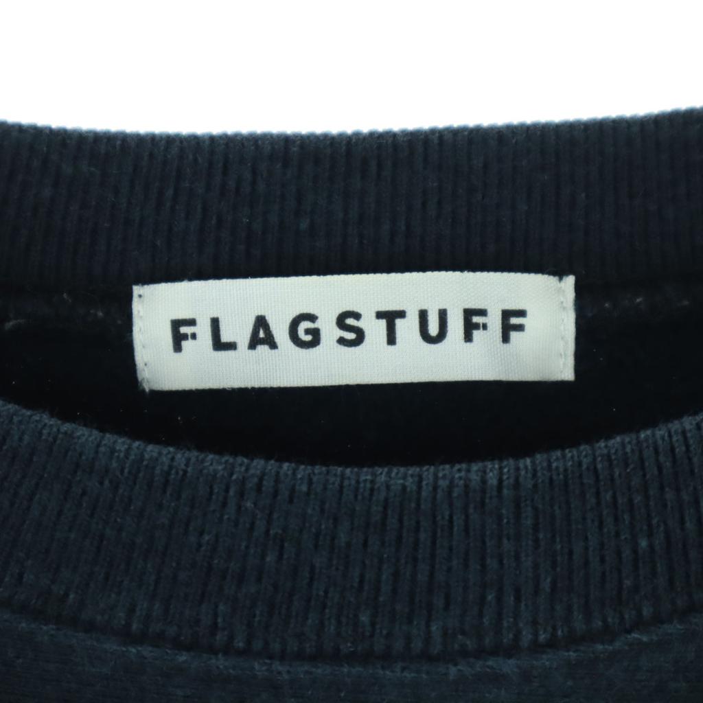 FLAGSTUFF Rückseitig angeraut Print Langarm Sweatshirt M schwarz Herren Gebraucht