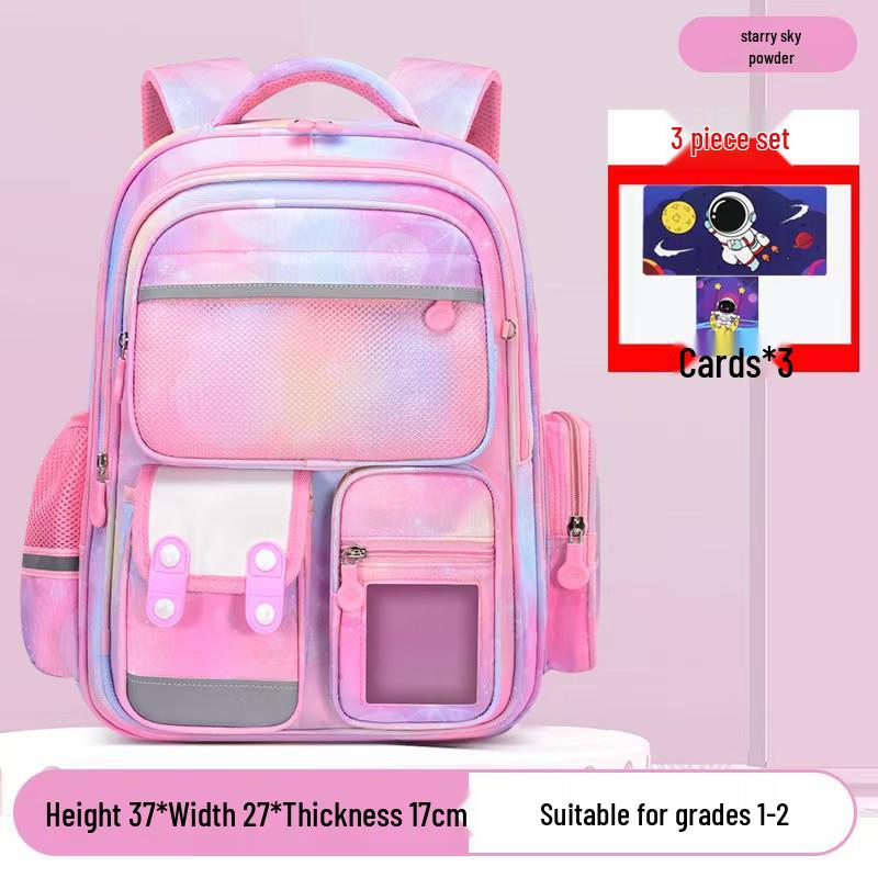 Fajny Plecak o Dużej Pojemności i Niskiej Wadze z Motywem Gwiaźdzystego Nieba dla Dzieci