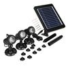 Solar Spotlight ABS Adjustable Waterproof Lighting Facilities for Courtyard Decoration IP68