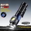 2-in-1 Led Flashlight 90°Twist swivel Headlamp Super Bright Camping Lamp Outdoor Working Hiking Emergency Headlight Magnet Torch