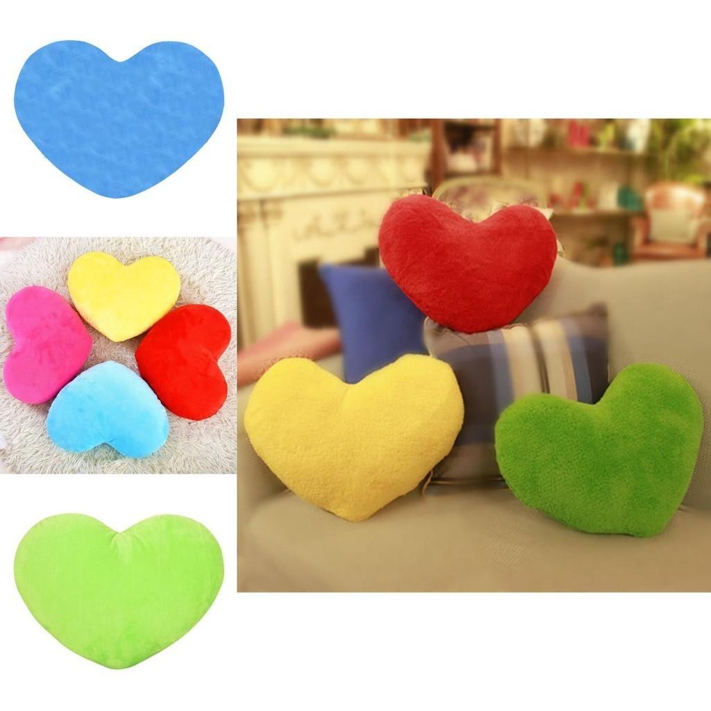Soft And Cuddly Heart-shaped Plush Pillow For Teens And Adults