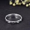 Therapeutic Silver Ring, Pain Relief for Hands, Arthritis Support, Boho Style, Dainty Jewelry