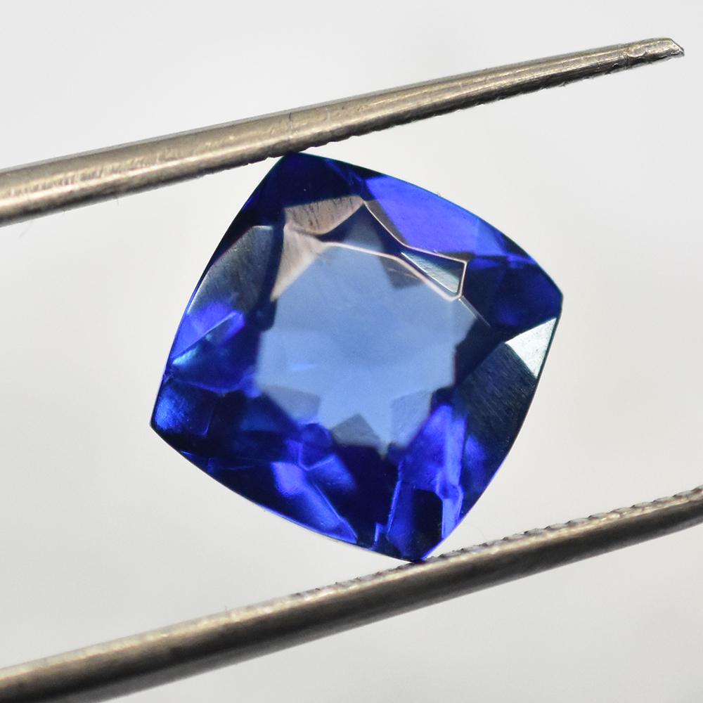 Natural Blue Sapphire Loose Gemstone Quality 9x9mm Square Cushion Shape September Birthstone Gift