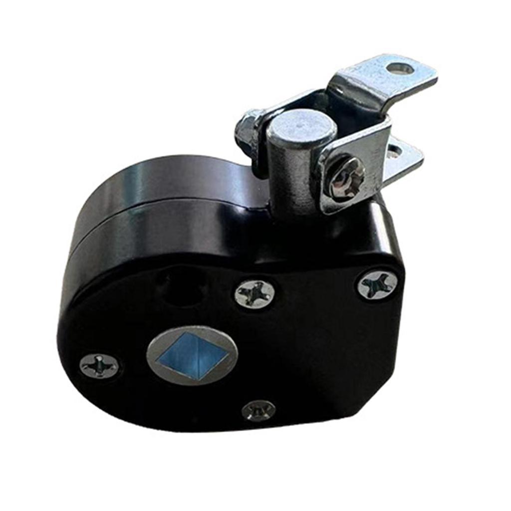 Outdoor Metal Awning Crank Gearbox White Degree Swivel Convenient Installation Durable Aluminium