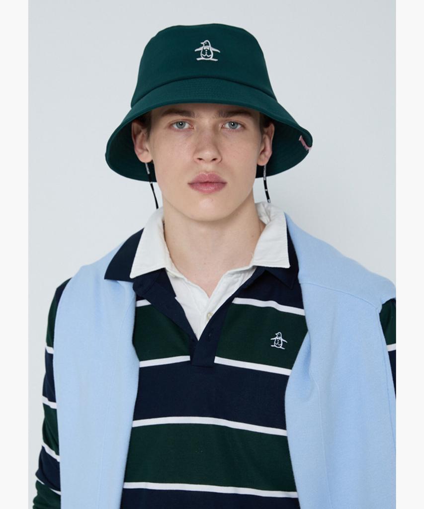Meonsingweeo Men'S Signature Bucket Hat Dark Green Mr121Mcp12