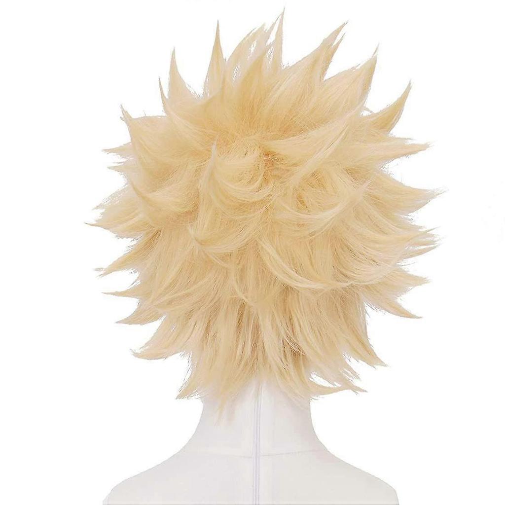 Wig Heat Resistant Synthetic for Anime-Fans Cosplay Bakugou Katsuki