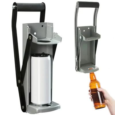 16OZ 500ML Lis na plechovky Drtič lahví Drtiče plechovek Těžký otvírák na lahve Drtič Kuchyň Plechovky od sody piva Lahve Konzervační nástroj