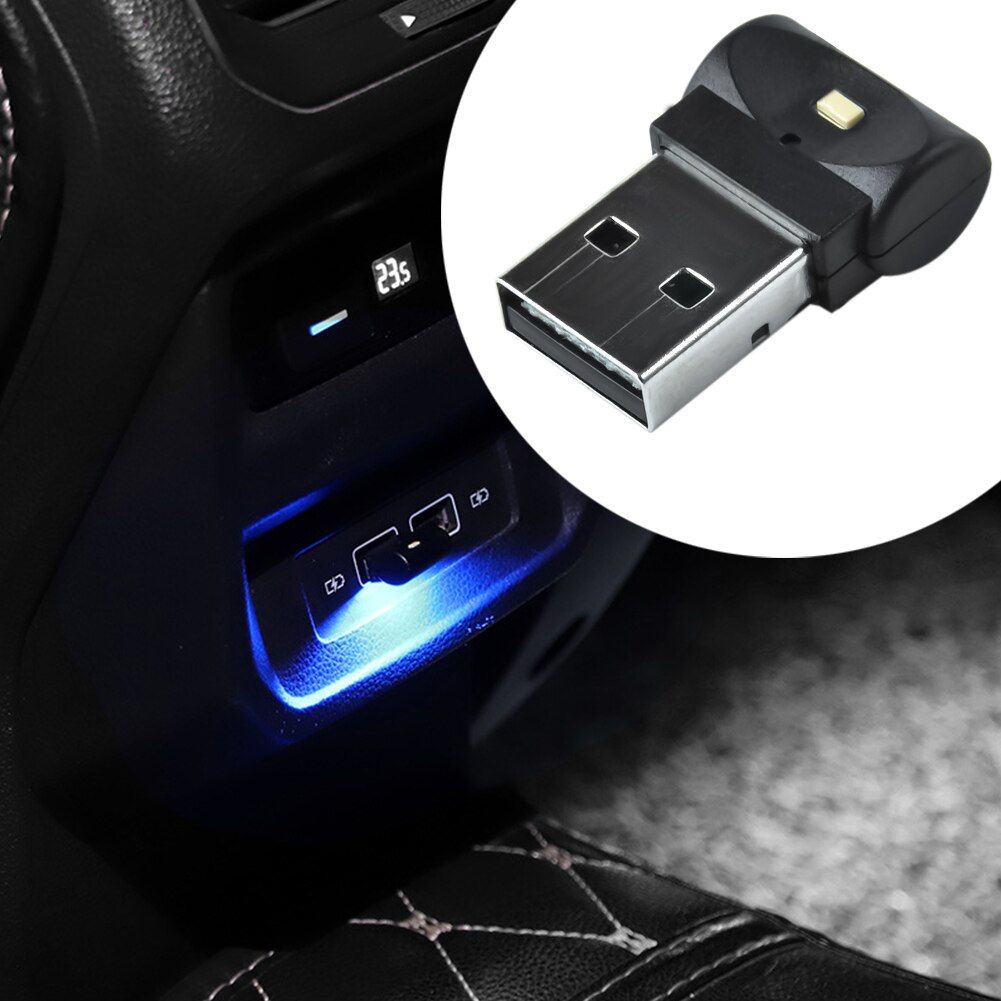 

Wireless USB Decoration Lights Interior Mood Neon Ambient Lamp Car Foot Lamp RGB LED Car Light