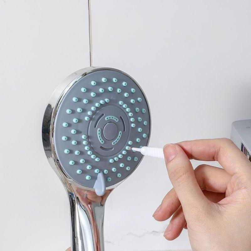 10Pcs/Set Shower Head Hole Cleaning Brush Anti-Clogging Pore Gap Cleaning Tools Kitchen Bathoom Phone Hole Clean Small Brushes