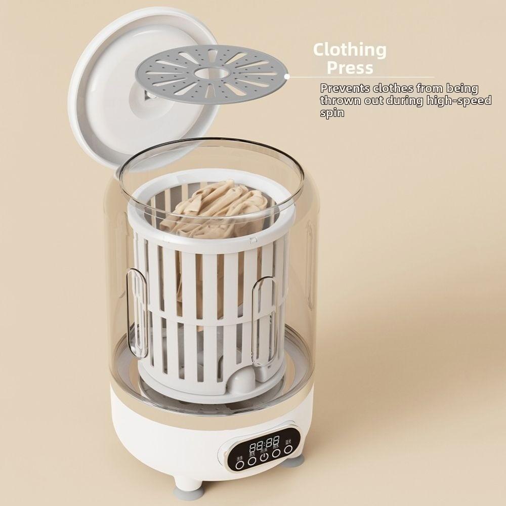3L Portable Clothes Washer Blue Light Underwear Cleaning Tool Mini Washing Machine  Hotel