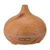 Wood Grain Ultrasonic Essential Oil Diffuser: Silent, Large Mist Humidifier with Lamp for Home & Hotel.