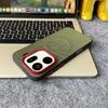 For Magsafe Magnetic Nylon Woven Phone Case For OPPO Find X9 Ultra X9s Pro X8 Ultra X8s Plus Metal Buttons Matte Leather Cover