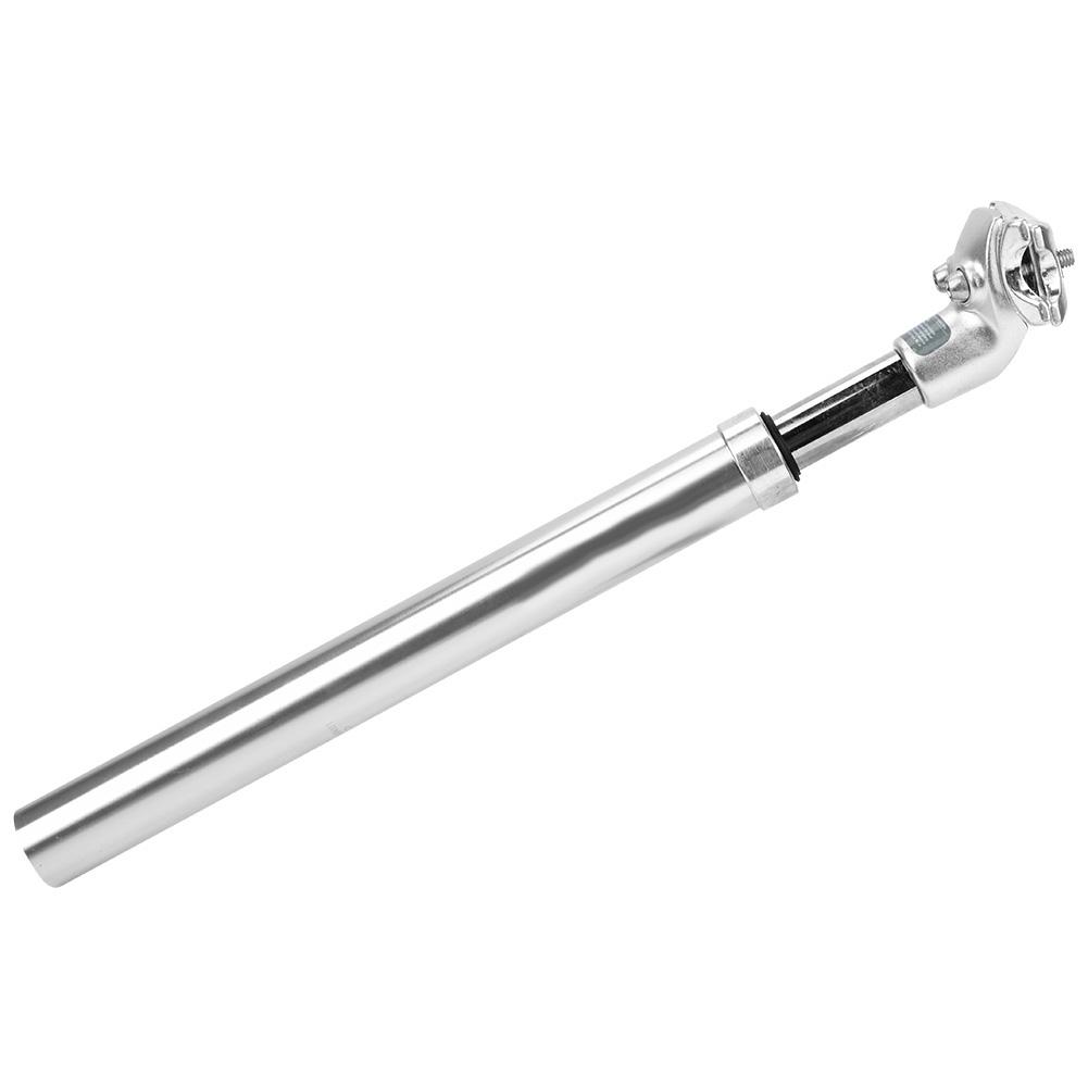Mountain Road Bicycle Suspension Oil Pressure Seat Tube Seatpost (27.2mm Seat Rod Silver)