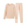 Women's Rabbit Velvet Fleece-Lined Thermal Underwear Set