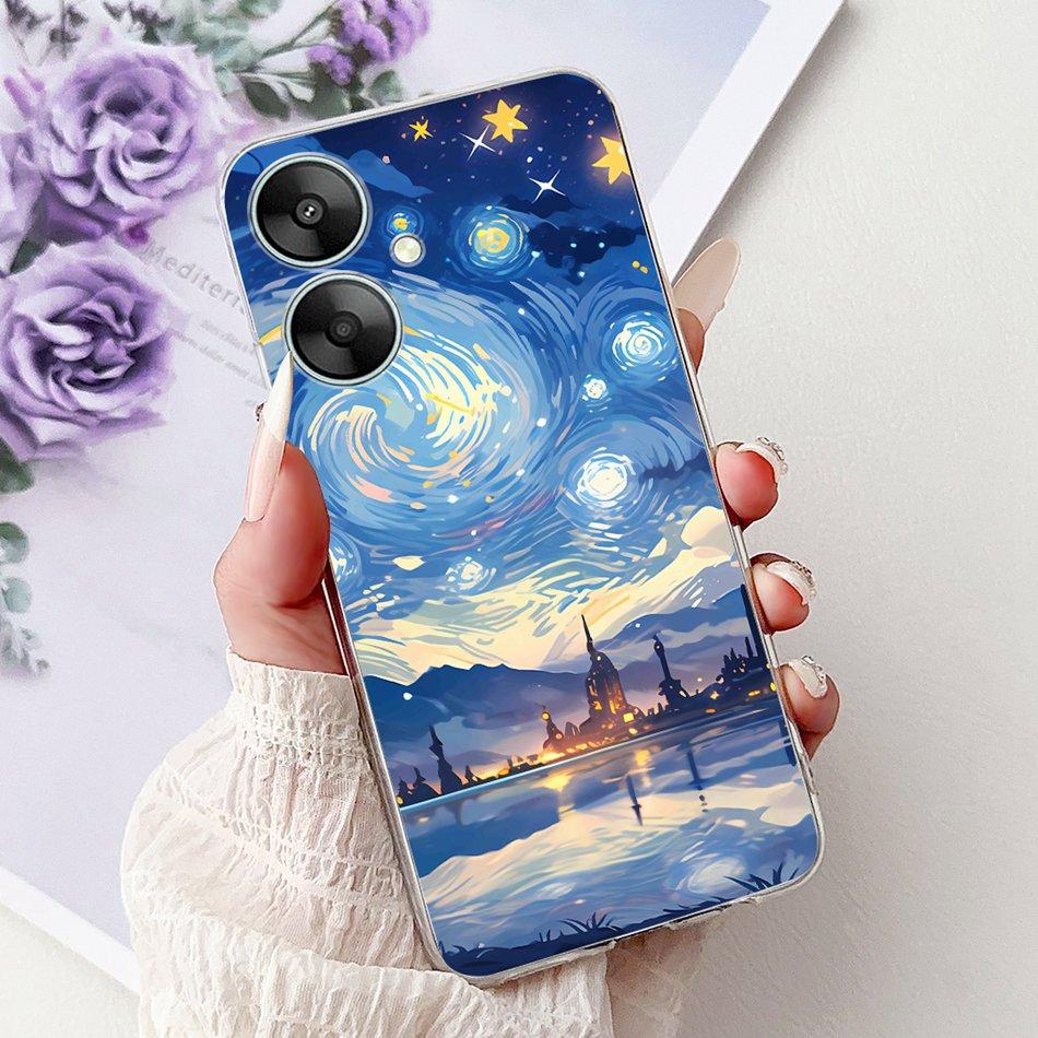 For Xiaomi Redmi 13C 5G Cool Dragon Tiger Painted Phone Case For Redmi 13R Redmi13C 5G Soft Silicone TPU Cases