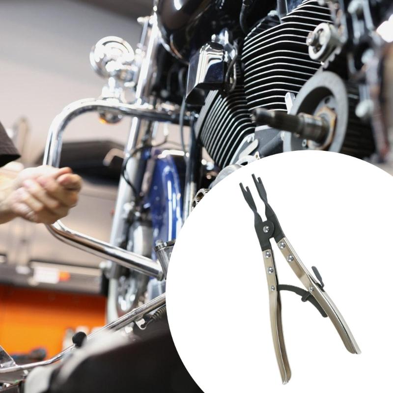 Exhausts Pipe Clamp Pliers Exhausts Pipe Clamp Removing Plier Metal Heavy Duty Replacement for 2.0T B8 B9 2009‑2017