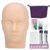 Professional One Training Head Model False Eyelashes Extension Practice Kit Tool For Starter