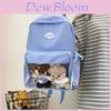 Cute Transparent Backpack Stylish And Spacious For School Or Travel 20-35l Capacity
