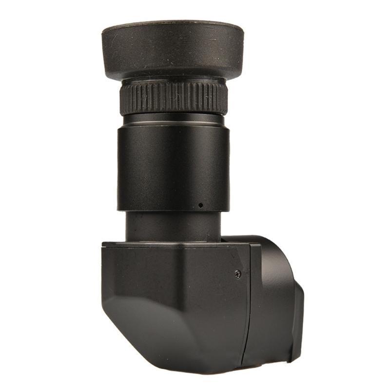 Camera Viewfinder 1.250X- 2.50X Magnification Right Angle Viewfinder with 10Pcs Mounting Adapter for Camera Accessories
