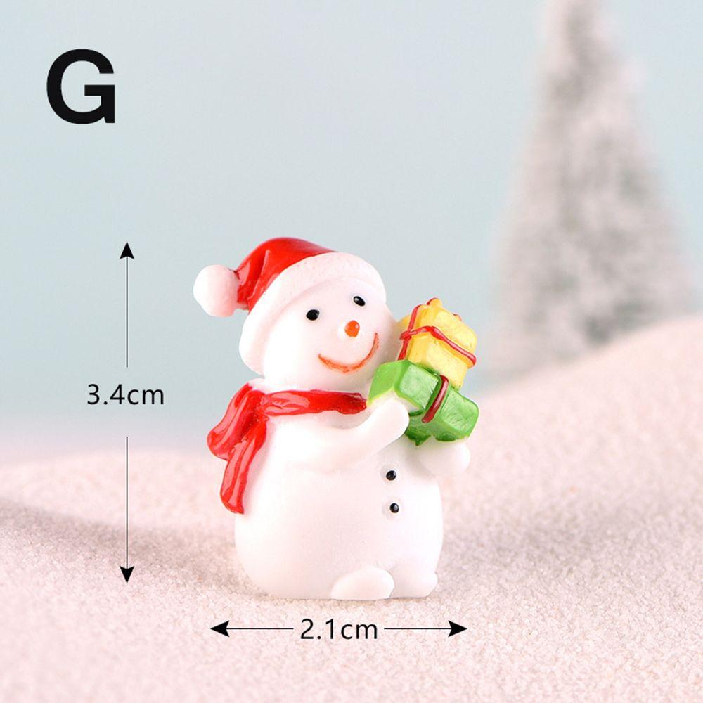 Figures Dollhouse Decoration Fairy Garden Christmas Miniature Micro Landscape Ornaments Figurines