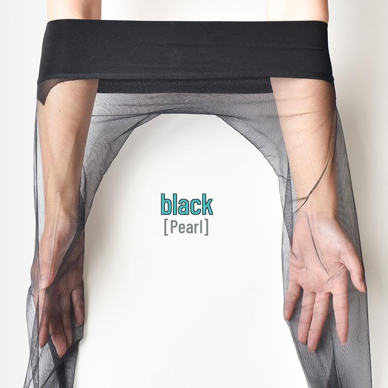 Seamless Pearlescent Stockings: Silky, Shimmering, Transparent Summer Tights for Women