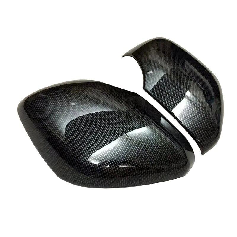 ABS Krom/Karbonutseende Sidespeil Deksel 2 stk For NIssan Patrol Armada Y62 Tilbehør 2017 2018