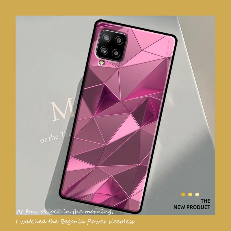 Geometric Abstract Crystal Case For Samsung Galaxy A54 A34 A52 A32 A22 A12 A13 A14 A23 A33 A53 A73 A51 A71 Cover
