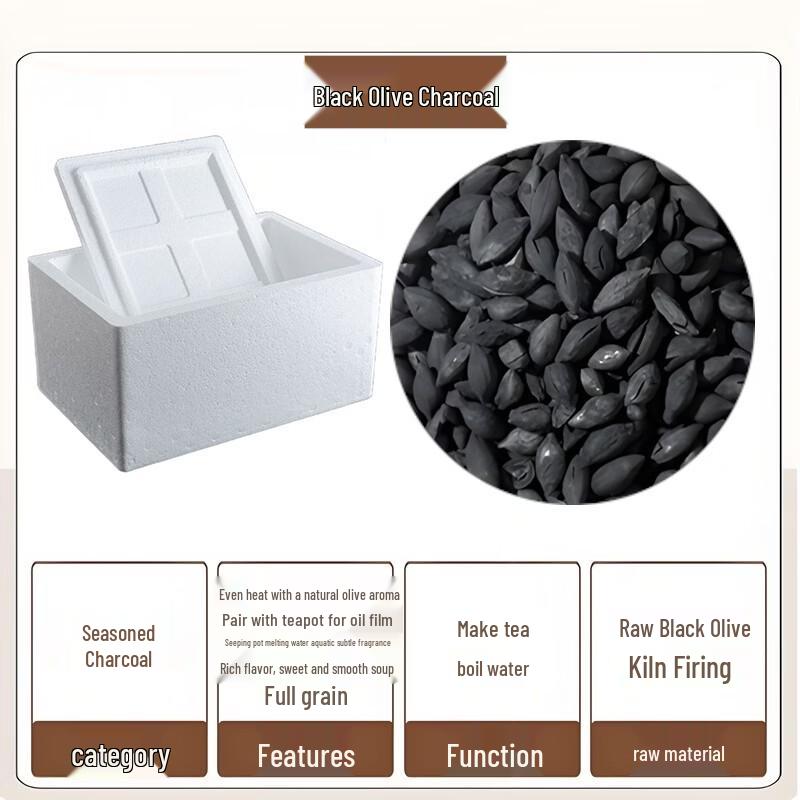 Zhi Shi Fruit Wood & Olive Charcoal for Tea