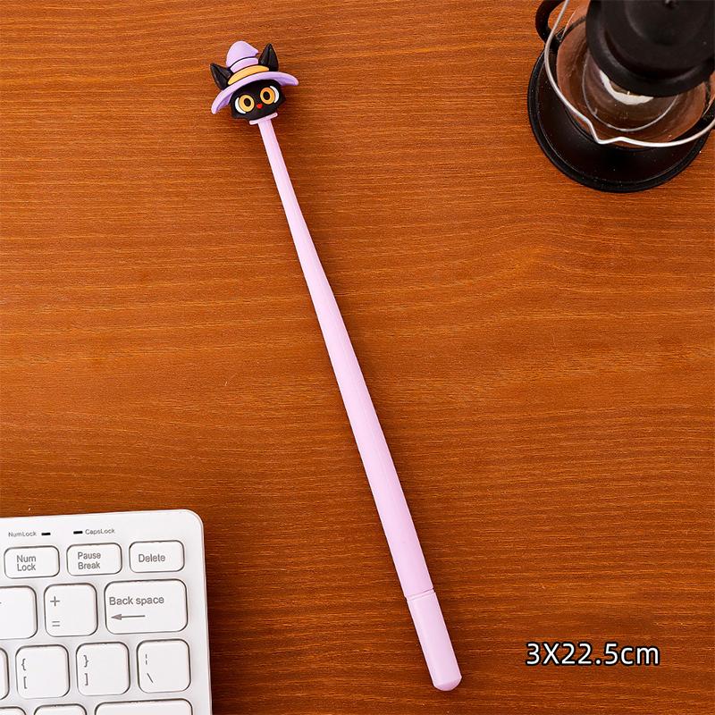 4Pcs Halloween Series Shake Pen 0.5Mm Neutral Pen Creative Cute Gel Pen Student Prizes Stationery Back To School Gift
