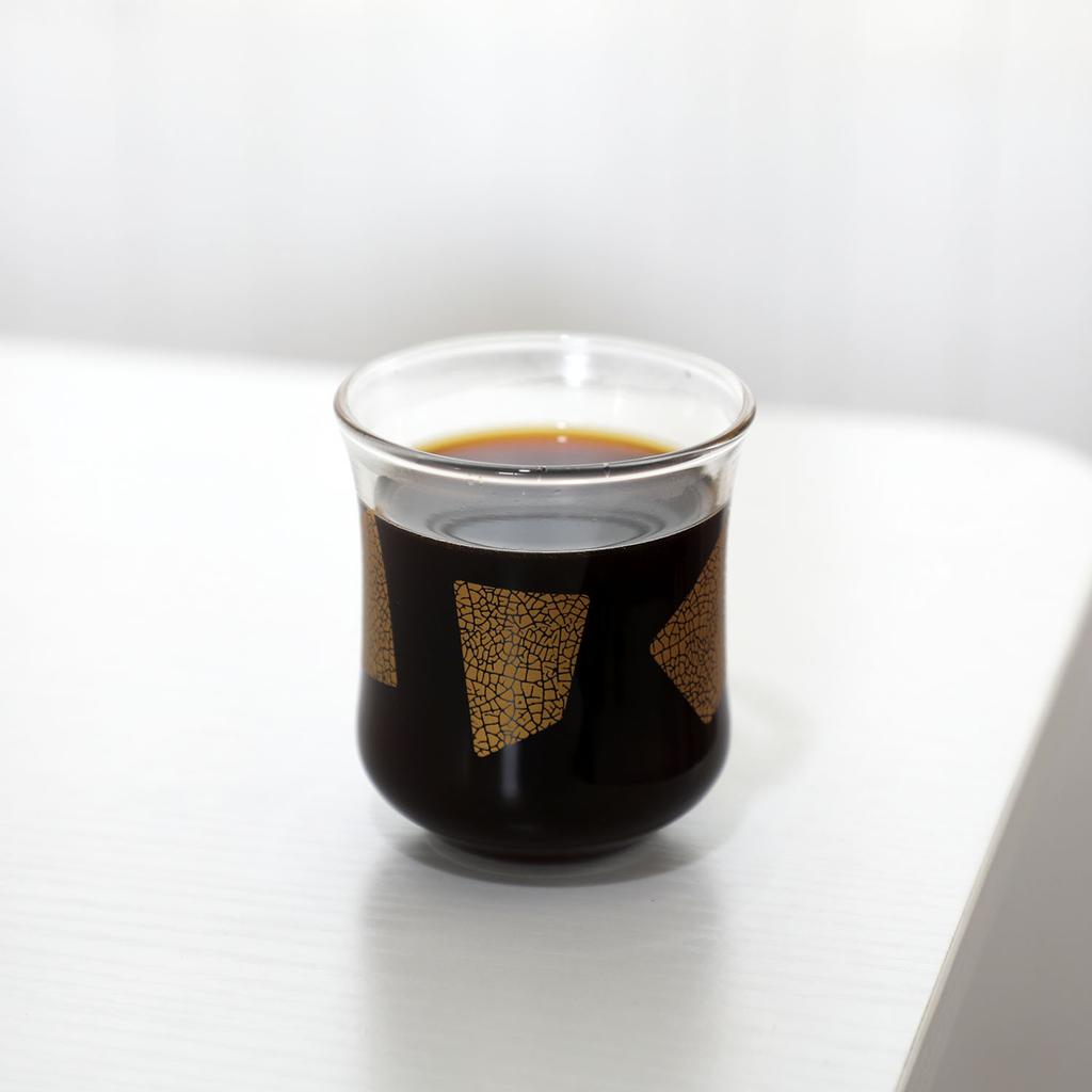 Tasse à café style japonais en verre borosilicaté à motif tortue, finition craquelée or, tasse à arôme de café, résistante à la chaleur, tasse à thé aux fleurs c